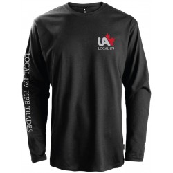 Black Union made Organic Cotton Long Sleeve T-Shirt